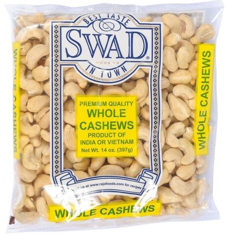 Swad Whole Cashews 14 Oz