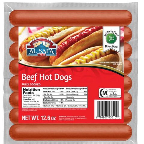 Al Safa Halal Beef Hot Dog