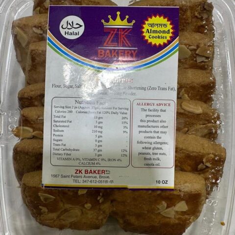 Zk Bakery Almond Cookies