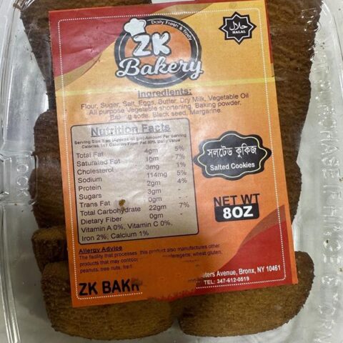 Zk Bakery Salted Cookies