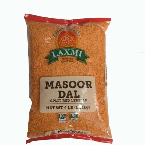 Laxmi Whole Masoor Red Lentils 4lbs