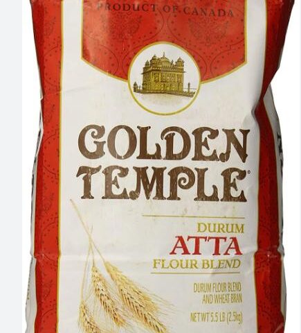 Golden Temple Whole Wheat Atta 5.5lbs