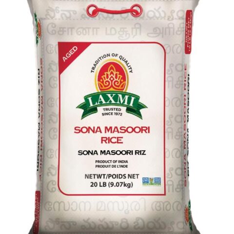 Laxmi Sona Masoori Rice 20lbs