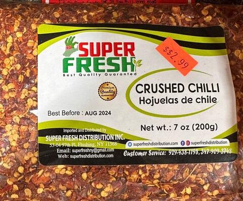 Super Fresh Crushed Red Chili 7oz