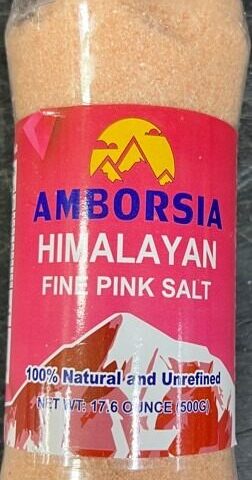 AMBORSIA Himalayan Pink Salt 500g