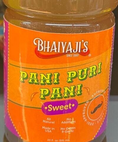 BHAIYAJIS Pani Puri Pani Sweet Water
