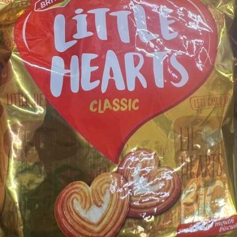 BRITANNIA Little Hearts Biscuits 75g