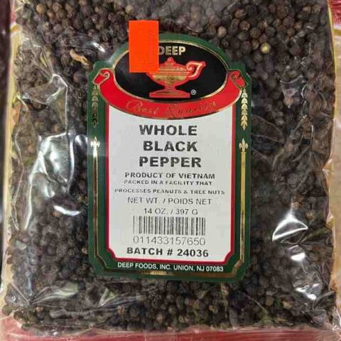 DEEP Black Pepper Whole 14 Oz