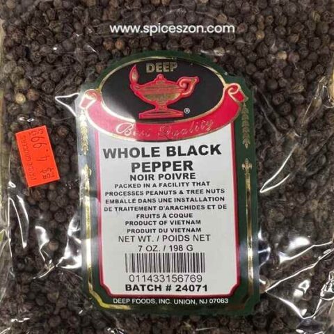 DEEP Black Pepper Whole 7 Oz