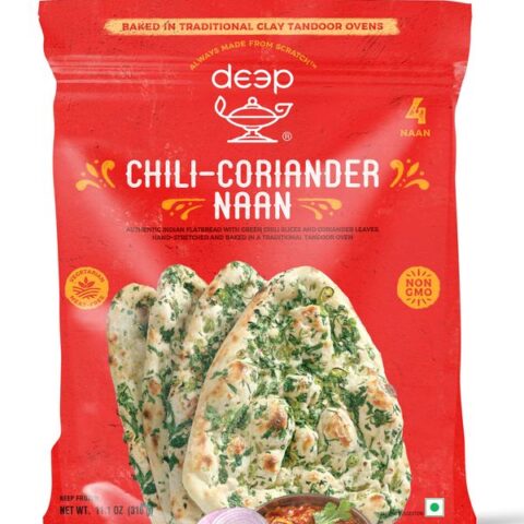 DEEP Chili Coriander Naan 4 Pcs