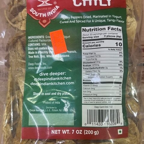 DEEP Curd Chili 200g