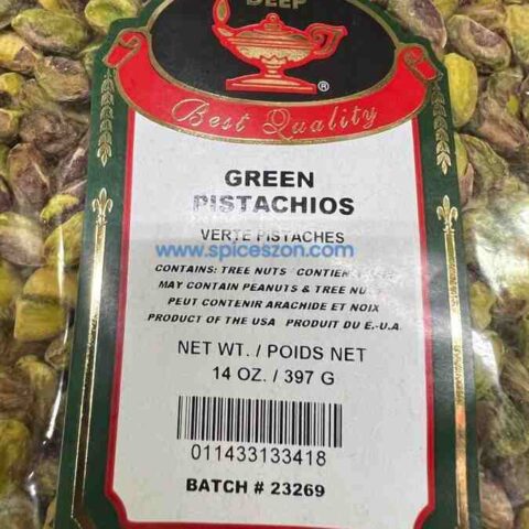 DEEP Green Pistachios 14 OZ