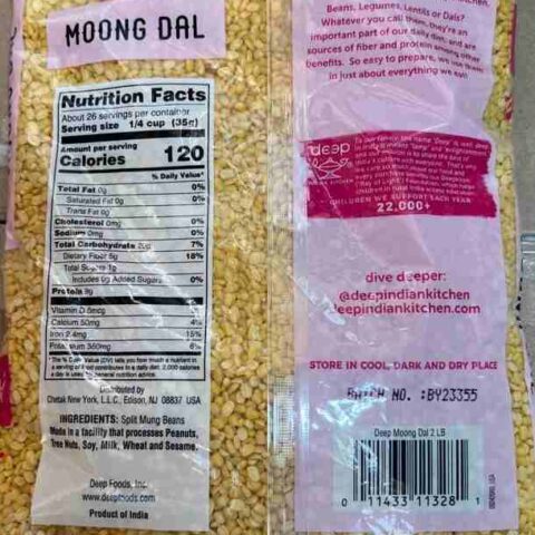 DEEP Moong Dal 4LB