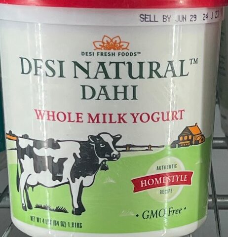 DESI Natural Whole Milk Yogurt 4LB