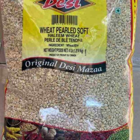 DESI Wheat Pearled Soft Haleem Wheat 4LB