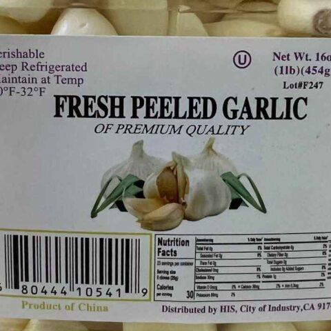 FRESH Peeled Garlic 1LB