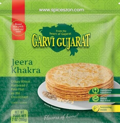 GARVI GUJARAT Jeera Khakhara 200g