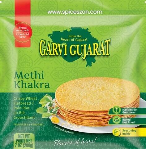 GARVI GUJARAT Methi Khakhara 200g