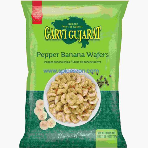 GARVI GUJARAT Pepper Banana Chips 737g