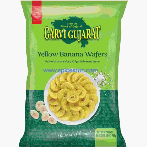 GARVI GUJARAT Yellow Banana Chips 737g