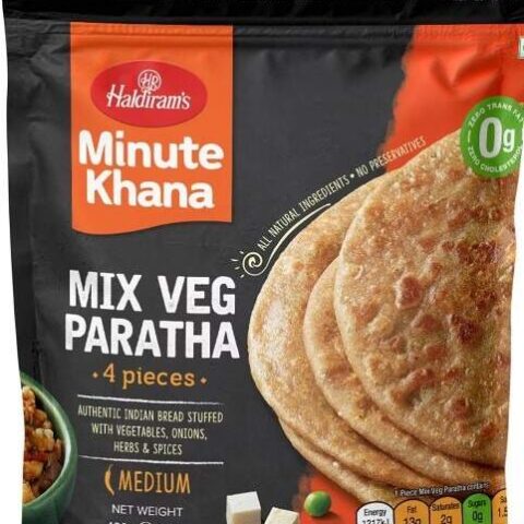 HALDIRAMS Mix Veg Paratha 4 Pcs