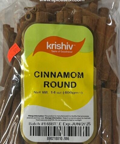 KRISHIV Round Cinnamon Sticks 400g