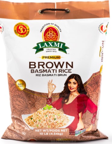 LAXMI Brown Basmati Rice 10LB