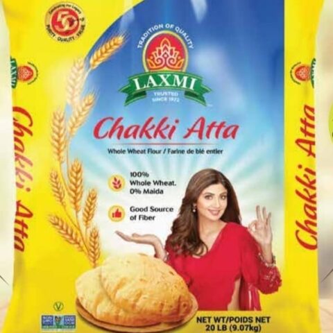 LAXMI Chakki Atta Whole Wheat 20LB