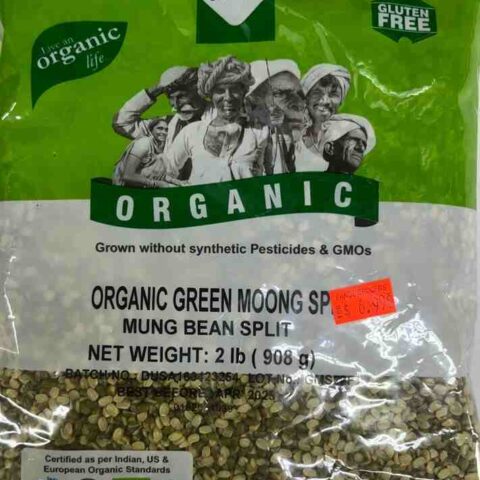 MANTRA Organic Green Moong Split 2LB