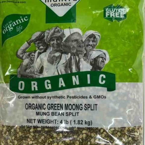 MANTRA Organic Green Moong Split 4LB