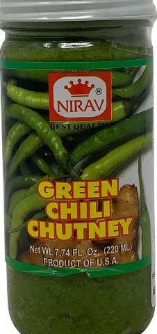 NIRAV Green Chilli Chutney 220 ML