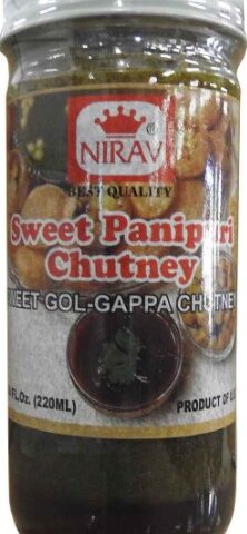 NIRAV Sweet Pani Puri Chutney 220ml