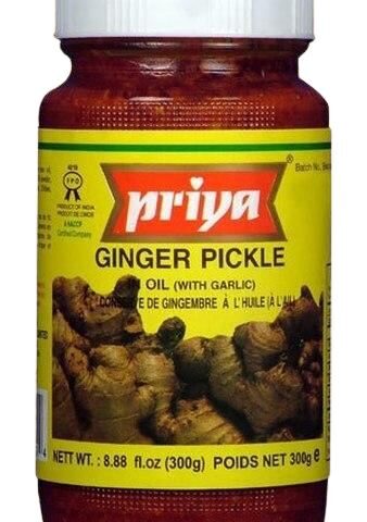 PRIYA Ginger Pickle w/garlic 300g