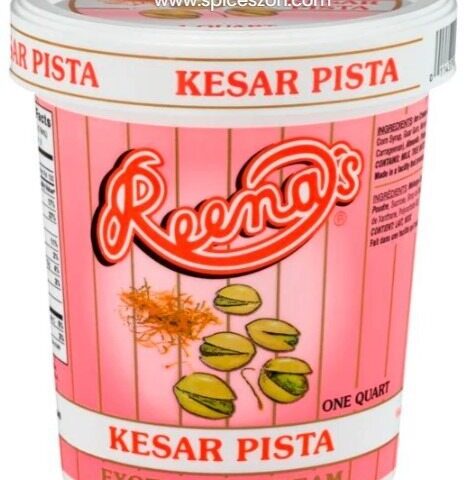 REENAS Kesar Pista IceCream 1QT