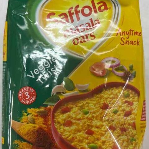 SAFFOLA Masala Veggie Twist Oats 500g