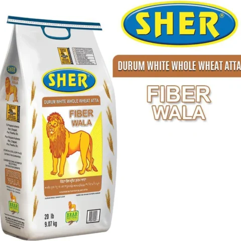 SHER Fiber Wala Wheat Flour 20LB