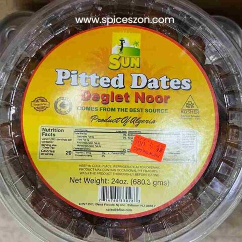 SUN Pitted Dates 24 Oz