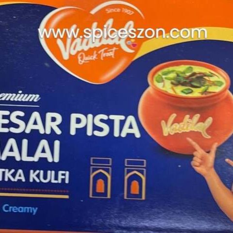 VADILAL Kesar Pista Malai Matka Kulfi