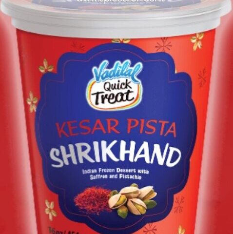 VADILAL Kesar Pista Shrikhand 454g