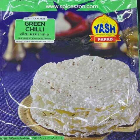 YASH Green Chilli Papad 200g